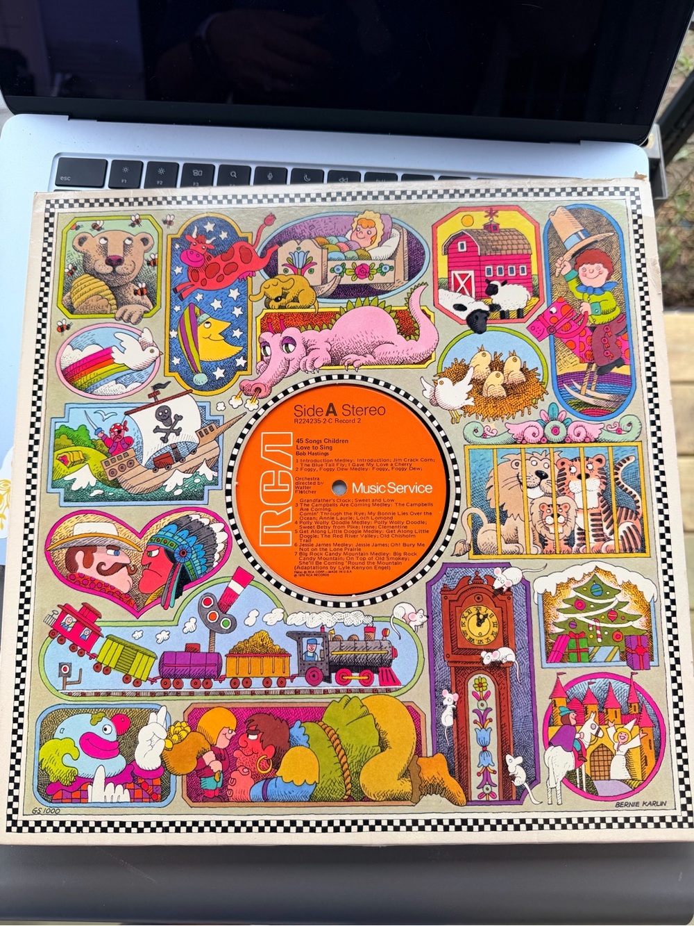 Bob Hastings 45 Of The World's Greatest Children's Songs Vinyl 1976